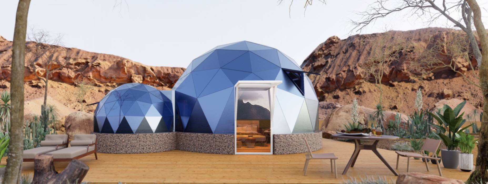 乡宁县球形智能光伏玻璃星空房